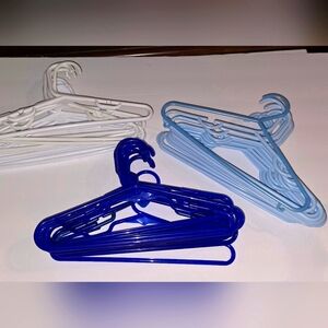 35 baby and toddler's plastic hangers all in good used condition.